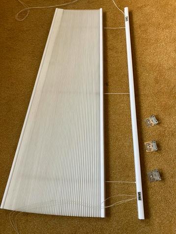 2 plisse gordijnen wit dubbele Bottom up top down 100x160 beschikbaar voor biedingen