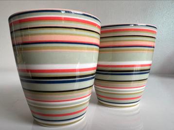 Nieuw 2 Iittala Origo Bekers Mintgroen Roze Alfredo Häberli beschikbaar voor biedingen