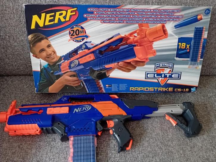 Nerf rapidstrike, Kinderen en Baby's, Speelgoed | Buiten | Actiespeelgoed, Gebruikt, Ophalen
