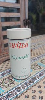 Hervulbaar zwitsal blikje in mooie conditie, Antiek en Kunst, Ophalen of Verzenden