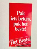Sticker Pak iets beters, pak het Beste! uit Reader's Digest, Ophalen of Verzenden, Nieuw, Merk