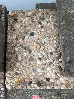 Gratis witte grindtegels 30x40cm, Tuin en Terras, Tegels en Klinkers, Ophalen, Gebruikt, 10 m² of meer, Grind