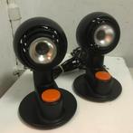 OSRAM, magnetische bollamp / spot (2x), Huis en Inrichting, Lampen | Tafellampen, Ophalen of Verzenden, Gebruikt, Vintage / Retro / Space Age