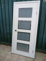 Opdekdeur  met kozijn ., Doe-het-zelf en Verbouw, Deuren en Horren, Ophalen, Binnendeur, Zo goed als nieuw, Hout
