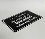 Graag sport doen bitterbal reclamebord van metaal wandbord, Huis en Inrichting, Info@deconoord.nl, Deco Noord, Nieuw, Ophalen of Verzenden