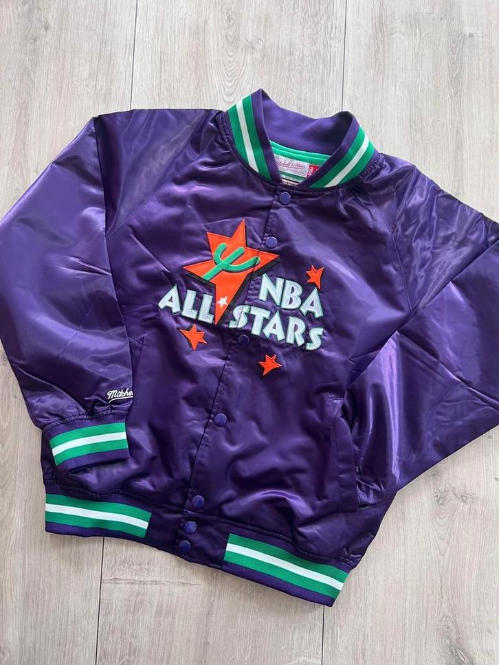 NBA All-Star Game 1995 warm-up jacket – Mitchell & Ness, Sport en Fitness, Basketbal, Zo goed als nieuw, Kleding, Ophalen of Verzenden