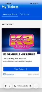 K3 originals tickets, Twee personen