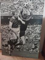 Zwart wit poster Ruud Geels Feyenoord tijd., Ophalen, Gebruikt