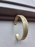 Brocante Armband  messing/brons, Sieraden, Tassen en Uiterlijk, Ringen, Overige materialen, Ophalen of Verzenden, Dame, Goud