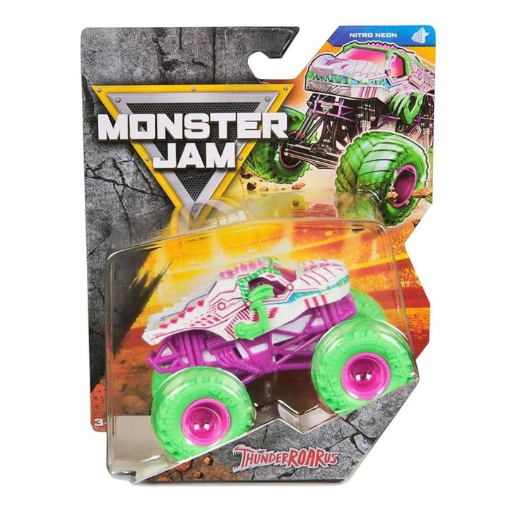 Monster Jam: Serie 42: ThunderROARUS 1:64, Kinderen en Baby's, Speelgoed | Speelgoedvoertuigen, Nieuw, Ophalen of Verzenden