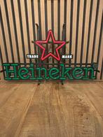 Heineken neon lichtbord reclame, Ophalen of Verzenden, Zo goed als nieuw, Reclamebord, Plaat of Schild, Heineken