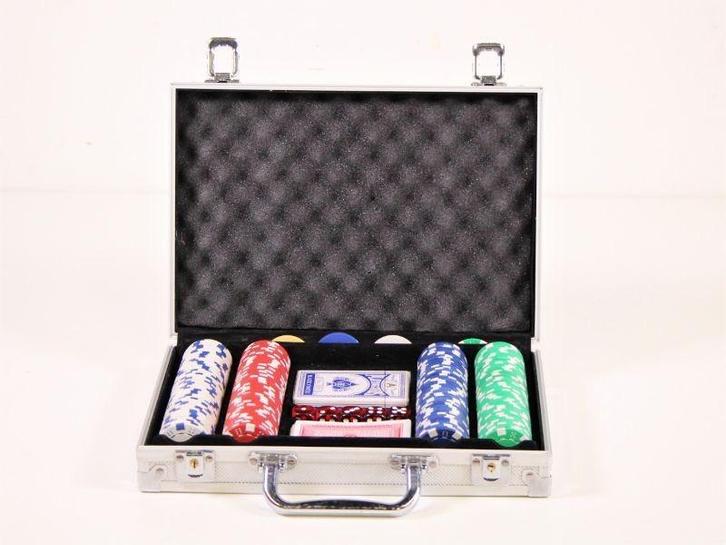 Volledig pokerspel in aluminium koffer | Splinternieuw!, Hobby en Vrije tijd, Gezelschapsspellen | Kaartspellen, Nieuw, Ophalen of Verzenden