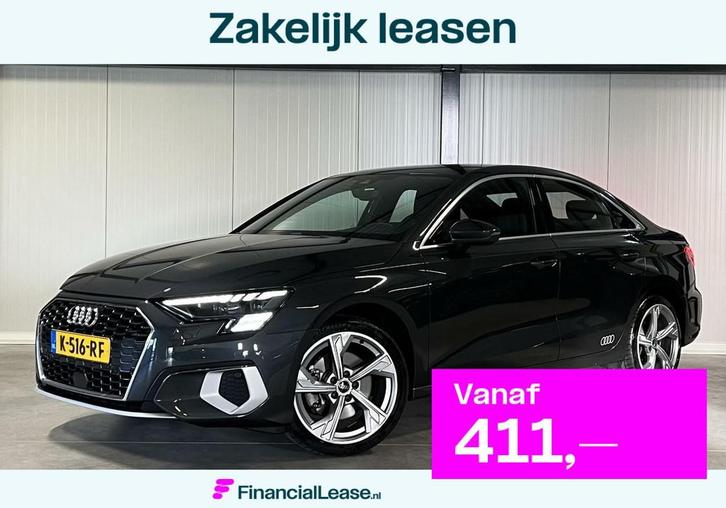 Audi A3 Limousine 35 TFSI edition one S-line Virtual Sfeer, Auto's, Audi, Bedrijf, Lease, Financial lease, A3, ABS, Airbags, Airconditioning