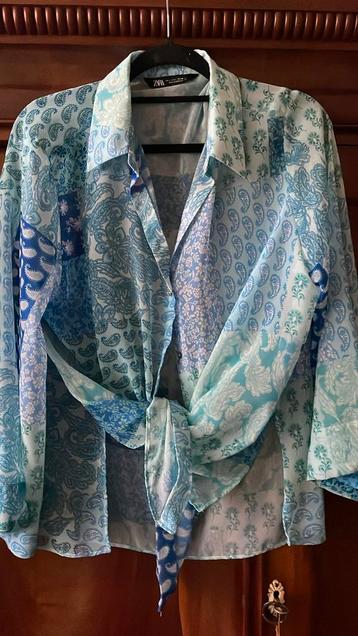 Moooe dessin blouse van Zara mt 42/44 beschikbaar voor biedingen