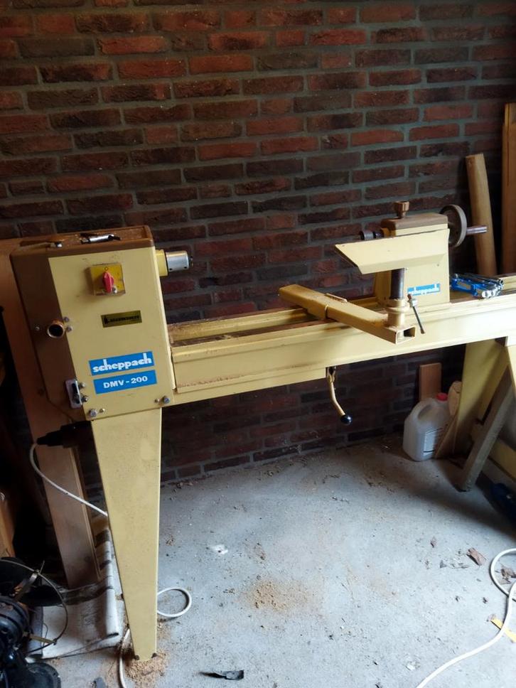 Gebruikte houtdraaibank, Doe-het-zelf en Verbouw, Draaibanken, Gebruikt, Houtdraaibank, 500 tot 1000 mm, Ophalen