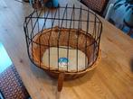 Rieten fietsmand voor kleine hond of kat, Dieren en Toebehoren, Ophalen, Zo goed als nieuw