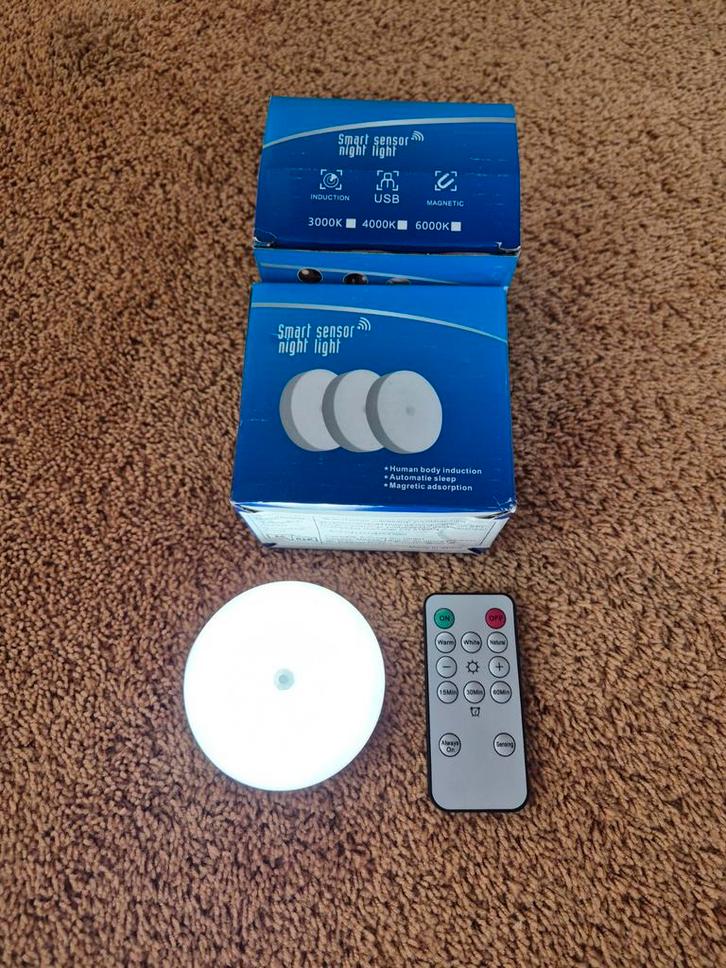 Smart sensor night light, Huis en Inrichting, Lampen | Overige, Nieuw, Ophalen of Verzenden