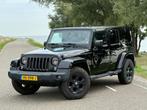 Jeep Wrangler 2.8 CRD Sahara, Grijs kenteken, airco, 140dkm!, Auto's, Bestelauto's, Euro 5, Zwart, 4 cilinders, Zwart