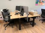 Hoog-Laag Bureau Duo - Ergonomisch en praktisch!, Huis en Inrichting, Bureaus, Ophalen, In hoogte verstelbaar, Zo goed als nieuw
