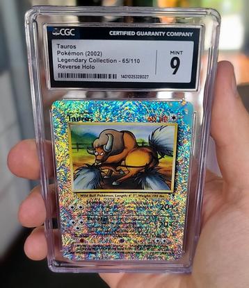 2002 Legendary Collection Reverse Holo Taurus CGC PSA 9 beschikbaar voor biedingen