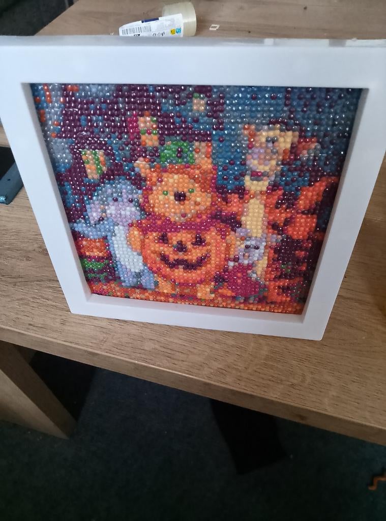 Diamond Painting Winnie the pooh, Ophalen, Zo goed als nieuw, Knutselwerk