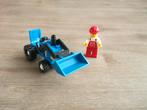 lego 6504 tractor (1988), Ophalen of Verzenden, Gebruikt, Complete set, Lego