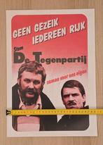 Van Kooten en de Bie Verkiezingsposter De Tegenpartij A3, Ophalen of Verzenden, Gebruikt, A1 t/m A3