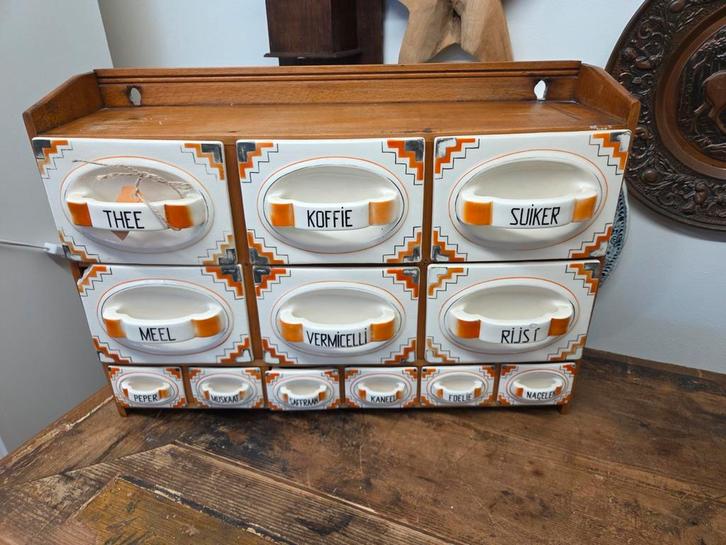Vintage kruidenrek, kruidenkast köln, Huis en Inrichting, Keuken | Keukenbenodigdheden, Gebruikt, Ophalen