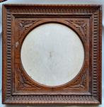 Houtsnijwerk lijst met eierlijst, 26x26 cm, Ophalen of Verzenden