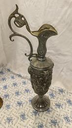 Vintage bronzen Italiaanse kan/wijnkruik/karaf (2 stuks), Antiek en Kunst, Antiek | Koper en Brons, Ophalen of Verzenden, Brons