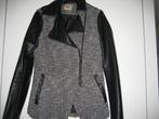 Only gekleed jasje, zogenoemd biker jacket zwart en grijs XS, Only, Zwart, Ophalen of Verzenden, Jasje