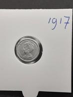 10 cent 1917 koningin Wilhelmina, Zilver, Ophalen of Verzenden, 10 cent, Koningin Wilhelmina