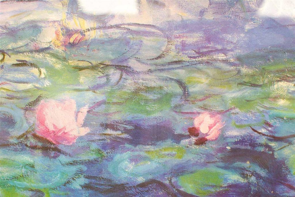 Schilderij / prent van water met waterlelies 39582, Ophalen of Verzenden, Voor 1920, Ongelopen, Utrecht
