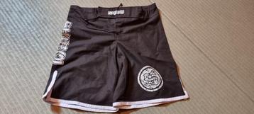 Nieuwe MMA/BJJ fightshort Shiroi maat S - zwart/wit beschikbaar voor biedingen