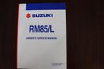 Suzuki RM85/L 2007 motorcycle owner's service manual RM 85, Ophalen of Verzenden, Suzuki