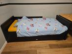 Bopita Jonne zwart bed met 2 uitval randen en lade 90x200cm, Kinderen en Baby's, Kinderkamer | Bedden, Ophalen, 85 tot 100 cm