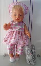 poppenkleertjes babypop born 43cm (lente setje ), Ophalen of Verzenden, Nieuw, Babypop