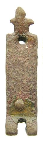 Strap einde Brons verguld, gewest l=36,6 b=9,1   a228, Antiek en Kunst, Ophalen of Verzenden