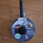 Brabantia hapjespan met deksel 24 cm PFAS vrij, Ophalen of Verzenden, Keramische plaat, Koekenpan of Braadpan, Nieuw