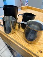 Melkopschuimkan 4 stuks, Ophalen of Verzenden, Zo goed als nieuw
