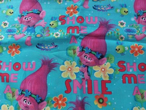 quiltstof: Trolls ( Springs Creative), Hobby en Vrije tijd, Stoffen en Lappen, Nieuw, Katoen, Ophalen of Verzenden