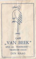 van Beek Spui Turfmarkt Den Haag - ooievaar, Ophalen of Verzenden