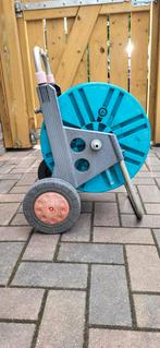 Tuinhaspel met slang Gardena, Tuin en Terras, Tuinslangen, Ophalen, Gebruikt, Tuinslang