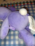 Milka paars konijn knuffel met zonnebril 31 cm, Ophalen of Verzenden, Zo goed als nieuw, Konijn