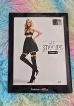 Hunkemöller Stay Ups Cut Out 50 Denier S/M, Ophalen, Maat 36/38 (S), Zwart, Nieuw