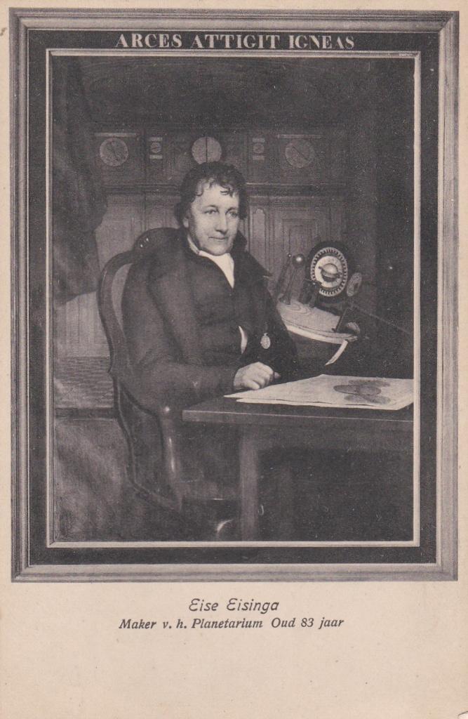 planetarium feraneker  frl  eise  eisinga 2 x, Verzamelen, Ansichtkaarten | Nederland, Noord-Brabant, Voor 1920, Ophalen of Verzenden