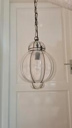Glazen hanglamp vintage 1970s, Ophalen, Gebruikt, Vintage, Glas
