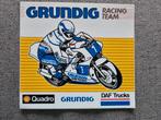 Sticker Grundig Racing Team / motor en rijder / Shell Quadro, Ophalen of Verzenden, Zo goed als nieuw, Auto of Motor