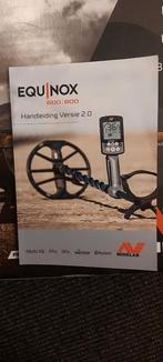 Metaaldetector Minelab Equinox 600 weinig gebruikt, Hobby en Vrije tijd, Meer dan 30 cm, Ophalen of Verzenden, Zo goed als nieuw
