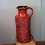 Rode vintage vaas, Huis en Inrichting, Woonaccessoires | Vazen, Ophalen, Minder dan 50 cm, Rood, Glas